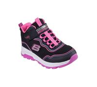 Sneakers Enfant SKECHERS Noirs Hauts à Lacets - Confort et Élégance Minimaliste pour Activités Quotidiennes 28