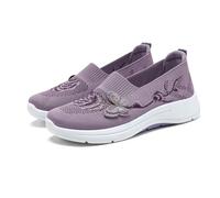 Sneakers Femme,Basket Slip on,Coupe Minimaliste pour Rendez-Vous amicaux suivis d’Une Petite Marche détente_1