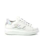 Sneakers femme Karl Lagerfeld Signia KL62510A - Blanc - Cuir - Lacets 40