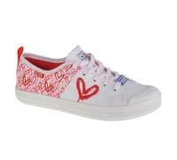 Sneakers Femme Skechers Bobs B Cool-All Corazon 113952-WRPK - Blanc - Lacets - Plat 41