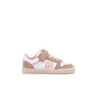 Sneakers filles synthétique lacets- fermeture adhésive barefoot rose 30