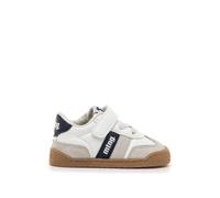 Sneakers Garçon Synthétique Lacets- Fermeture Adhésive Barefoot Blanc?bleu Marine 26