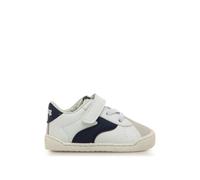 Sneakers Garçon Synthétique Lacets- Fermeture Adhésive Barefoot Blanc Et Noir 23