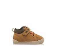 Sneakers garçon synthétique lacets- fermeture adhésive barefoot brown 20