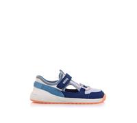 Sneakers Garçon Textile Fermeture Adhésive Barefoot Bleu 30