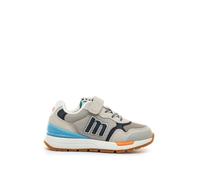 Sneakers Garçon Textile Lacets- Fermeture Adhésive Grey 30