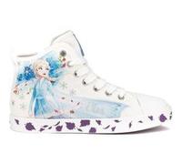 Sneakers Geox JR Ciak Girl Blanc pour Enfants 30 Blanc,Bleu G