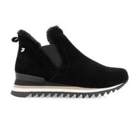 Sneakers noir style bottine slip-on avec mini cale pour femme ECKERO