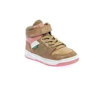 Sneakers hautes enfant kickado beige rose glitter 24