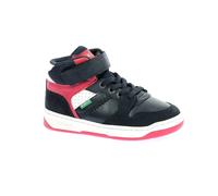 Sneakers hautes enfant kickado marine rouge 24