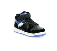 Sneakers hautes enfant kickado noir bleu 25