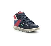 Sneakers hautes enfant lowell bleu rouge marine 30