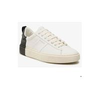 GUESS Homme New Vice Sneaker, Blanc et Noir, 43 EU