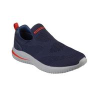 Sneakers Homme - SKECHERS - DELSON 3.0 - CABRINO - Blanc - A élastique - Textile 44
