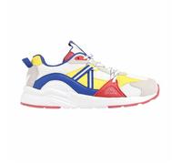 Sneakers KAPPA London Sportswear pour Garçon - Blanc, rouge, bleu - Laçage élastiqué asymétrique 36