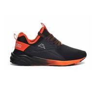 Sneakers - KAPPA - San Puerto Sportswear - Enfant Garçon - Lacets - Noir/Orange - Dessus mesh respirant 36
