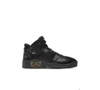EA7 Sneakers Montantes Textile et Cuir PU
