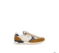 Sneakers - Pepe Jeans - Brit Camp - Cuir - Marron - Plat 42