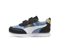 Sneakers PUMA x HOT WHEELS™ R78 Lightwind Enfant, Chaussures, Cool Bleu/Blanc/Sunny Jaune, 31 31