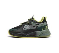 Sneakers PUMA x HOT WHEELS™ RS-X Enfant, Chaussures, Noir/Vert Moon, 34.5 34.5