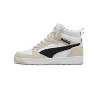 PUMA Mixte Rebound V6 SD Basket, Alpine Snow Black White, 38.5 EU