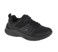 Skechers Garçon Microspec Texlor Baskets Tendance, Black Textile Trim, 31 EU