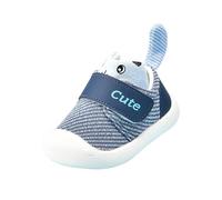 Sneakers,Spring and Summer Boys and Girls Toddlers Cute Frog Soft Bottom Light Breathable and Comfortable Chaussures De Sports Noir(Blue,20 Infant)
