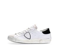 Philippe Model Sneakers Prsx Basic Blanc Noir Uomo Mod. PRLU 42