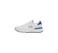 SUN68 Hommes Chaussures Niki 2.0 Solid Code Z36121-01 Blanc, Blanc/bleu, 41 EU