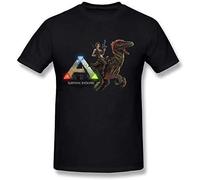 Sneakeye Men's Ark Survival Evolved Game O-Neck T-Shirt Manches Courtes(Small)