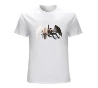 Sneaky Good Omens Mens T Shirts Crowley Aziraphale Ineffable Go David Tennant Angel Men Tops T Shirt Pure Cotton White XXL