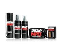 Sneaky Kit Complet d'entretien des Chaussures - Kit de Nettoyage en Spray pour Chaussures et Protection en Daim, Homme, Noir, Taille Unique