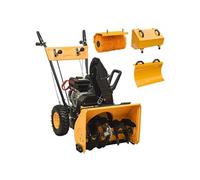 Vidaxl Jeu De Souffleuse Ã Neige Et Balayeuse Ã Essence 4 En 1 6,5 Ch