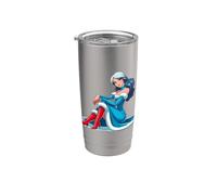 Snegurochka Ded Moroz Russie Père Noël Russe Russie Gobelet isotherme en acier inoxydable double paroi