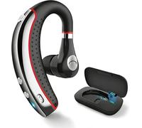 SneKa Casque Bluetooth, oreillette Bluetooth sans fil avec étui de charge 500 mAh, 72 heures de conversation, et pour téléphones iOS/Android, casque mains libres V5.3 pour camionneur, bureau