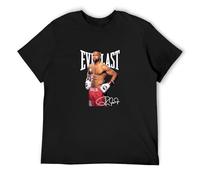 snella Roy Jones Jr Heavyweight Boxinger Black Men Tshirt Gifts Shirts for Men Custom Illustrated T Shirt Size L