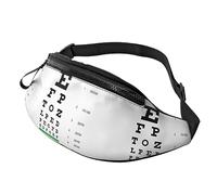 Snellen Eye Chart Funny If U Can Read This Fanny Pack Sac Banane réglable pour la randonnée, la Course à Pied, Le Cyclisme pour Hommes et Femmes