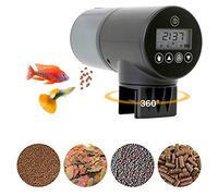 Sneta Mangeoire automatique pour aquarium, alimentation automatique de poisson, avec écran LCD et réglage du temps de nourriture, etc. Convient pour aquarium, réservoir pour poissons