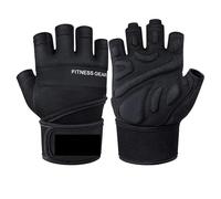 SNGUOQ Gants de Musculation Demi-Doigts, haltérophilie, Kettlebell, entraînement, Fitness, for Hommes et Femmes pour La Forme Physique(Color1,M)