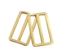 SNGUOQ Lot de 10 boucles métalliques 20 à 50 mm for sangle sac, curseur, ajusteur trois glissières, fermoir, dos, crochets, accessoires bricolage Pour Les Sacs À Main Et Les Sacs À Dos(Color 1,25mm)