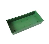 SNGUOQ Lot de 20 Pots Fleurs en Plastique, Plateau, Vase, Bol, récipient, Plaque Fixation for Boue Florale, fête Mariage pour Pots De Fleurs,Plantes(11.8x24.5cm)