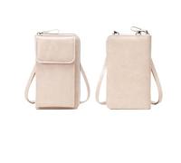 SNGUOQ Sac à bandoulière multifonctionnel en cuir PU de style rétro, couleur unie, for téléphone portable, sac décontracté for femme Pour Faire Du Shopping, Sortir(White)