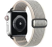 SNHHNSW Applicable aux sangles de montre avec un tissage élastique en une seule pièce pour les sangles Iwatch avec une sangle en nylon en boucle de boucle à huit radiles