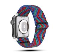 SNHHNSW Applicable aux sangles de montre avec un tissage élastique en une seule pièce pour les sangles Iwatch avec une sangle en nylon en boucle de boucle à huit radiles