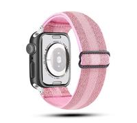 SNHHNSW Applicable aux sangles de montre avec un tissage élastique en une seule pièce pour les sangles Iwatch avec une sangle en nylon en boucle de boucle à huit radiles