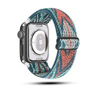 SNHHNSW Applicable aux sangles de montre avec un tissage élastique en une seule pièce pour les sangles Iwatch avec une sangle en nylon en boucle de boucle à huit radiles
