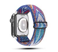SNHHNSW Applicable aux sangles de montre avec un tissage élastique en une seule pièce pour les sangles Iwatch avec une sangle en nylon en boucle de boucle à huit radiles