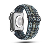 SNHHNSW Applicable aux sangles de montre avec un tissage élastique en une seule pièce pour les sangles Iwatch avec une sangle en nylon en boucle de boucle à huit radiles