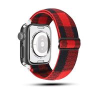 SNHHNSW Applicable aux sangles de montre avec un tissage élastique en une seule pièce pour les sangles Iwatch avec une sangle en nylon en boucle de boucle à huit radiles