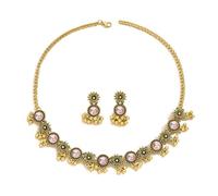 SNHHNSW Bijoux de marguerite vintage Ensemble de boucles de perle pendantes